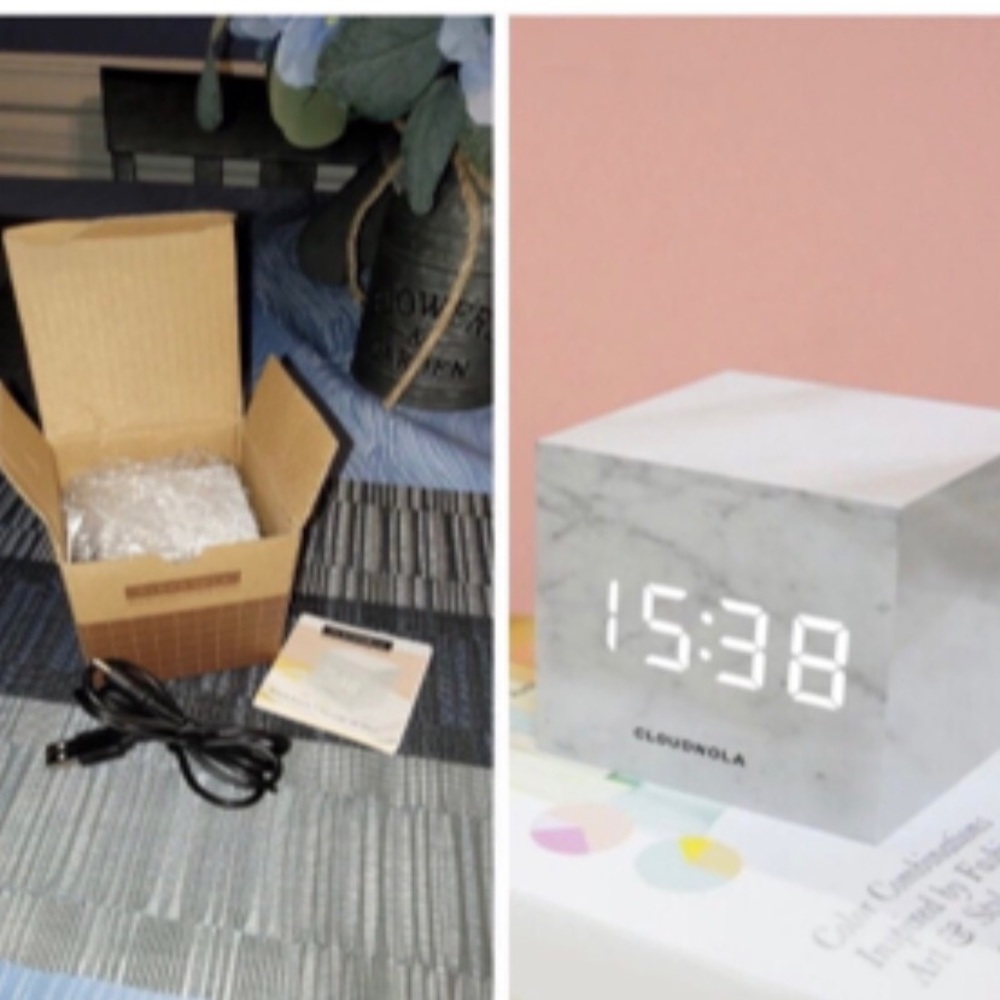 NWT- Cloudnola Clock